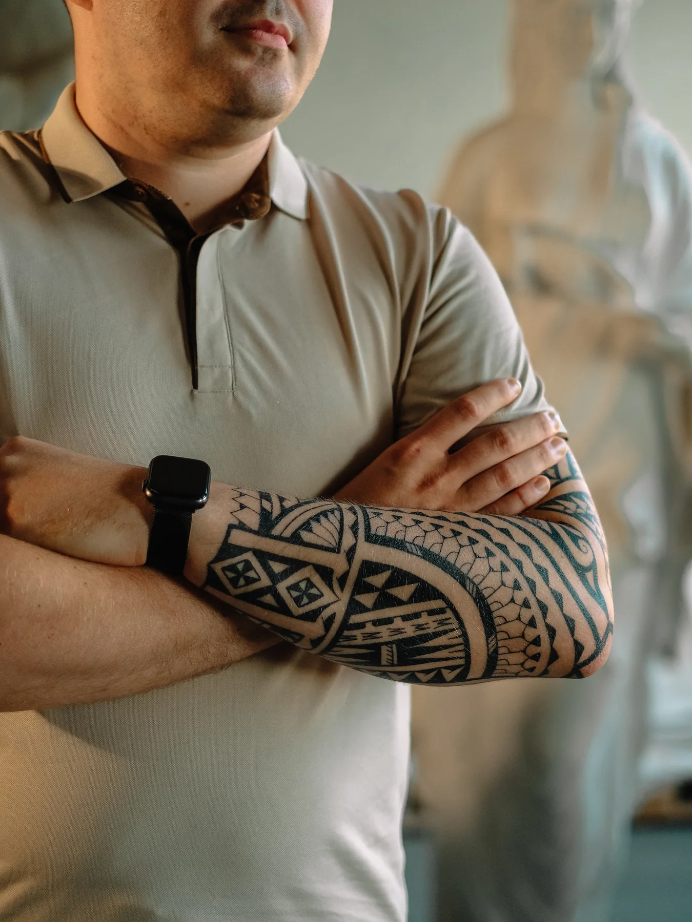Рукав в стиле полинезия — портфолио Анастасии Барченко